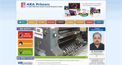 Desktop Screenshot of akaprinters.com